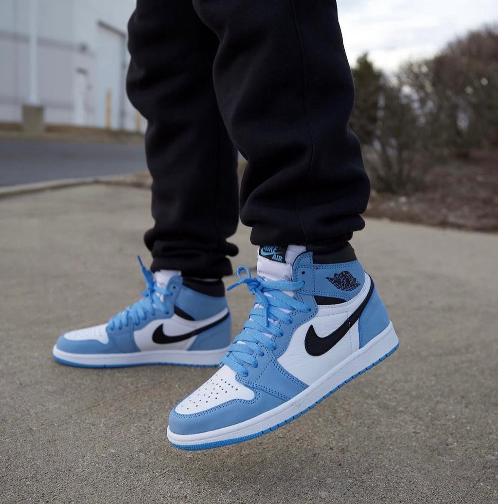 Jordan one blue 🩵🖤🤍